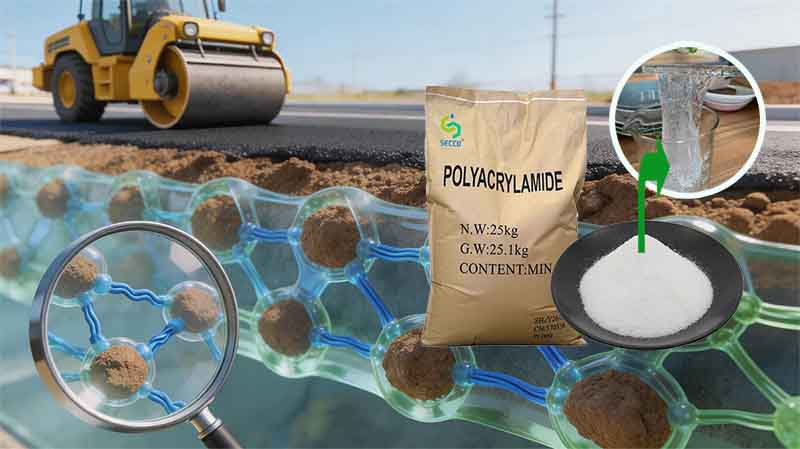 Du traitement des eaux us&eacute;es &agrave; la construction routi&egrave;re verte: la r&eacute;volution industrielle de la polyacrylamide dans la construction routi&egrave;re
