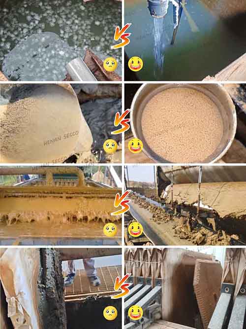 Comparaison des performances de la polyacrylamide (PAM) dans le traitement des eaux us&eacute;es et la d&eacute;shydratation des boues: 4 &eacute;tudes de cas typiques
