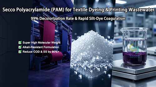 Polyacrylamide : une solution multifonctionnelle pour l’industrie de l’impression et de la teinture textile